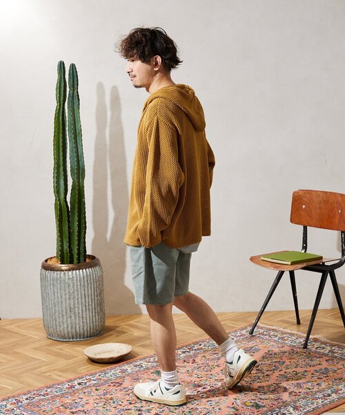 JOURNAL STANDARD relume(ジャーナルスタンダード レリューム)の「CALIFORNIA シェフコールショートパンツ(その他パンツ・メンズ・グレー/カーキ/サックスブルー/アイボリー/ライトグレー・MEDIUM/LARGE/SMALL)」の21枚目の写真