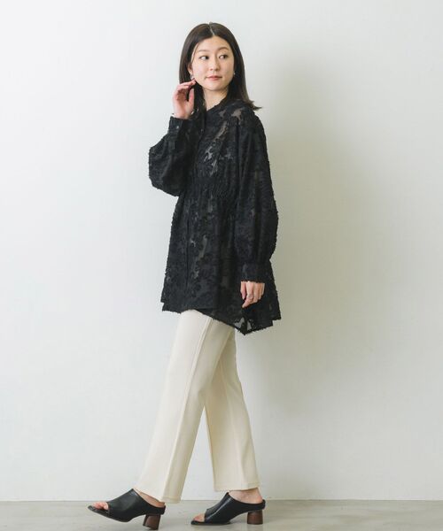 RETRO GIRL(レトロガール)の「ウエストシャーリングアソートBL(シャツ/ブラウス・レディース・アイボリー/ホワイト系その他/ブラック系その他/グリーン・FREE)」の22枚目の写真