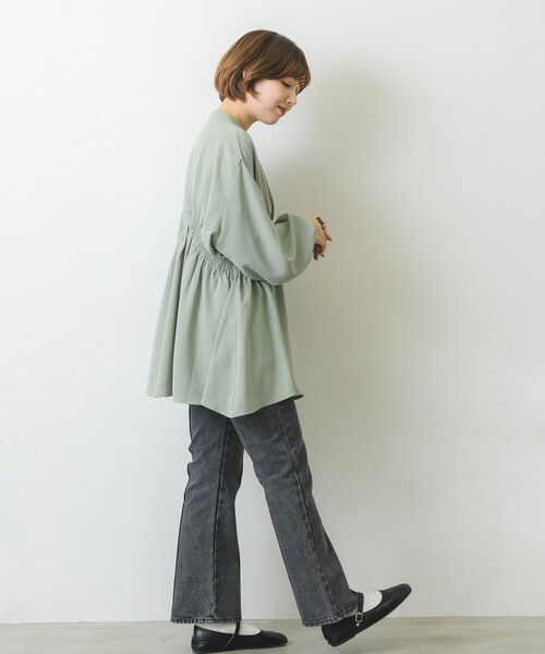 RETRO GIRL(レトロガール)の「ウエストシャーリングアソートBL(シャツ/ブラウス・レディース・アイボリー/ホワイト系その他/ブラック系その他/グリーン・FREE)」の10枚目の写真