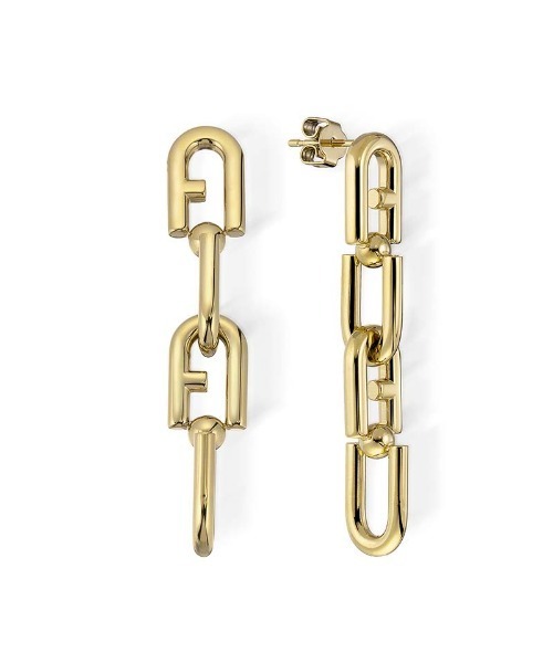 FURLA（フルラ）の「FURLA/フルラ FURLA CHAINED LOGO EARRINGS