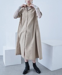 Fashion Letter | オープンカラー シャツワンピース(シャツワンピース)