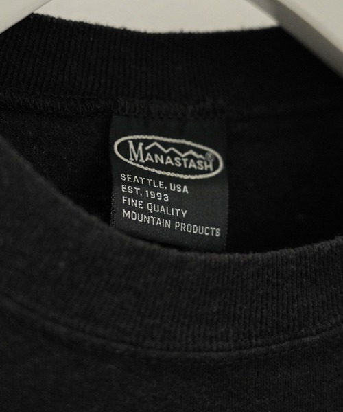 TENBOX（テンボックス）の「MANASTASH×TENBOX(マナスタッシュ×テンボックス) HEMP LS TEE ヘンプロンT（Tシャツ/カットソー・メンズ・ホワイト/ブラック・XL/M/L）」の11枚目の写真