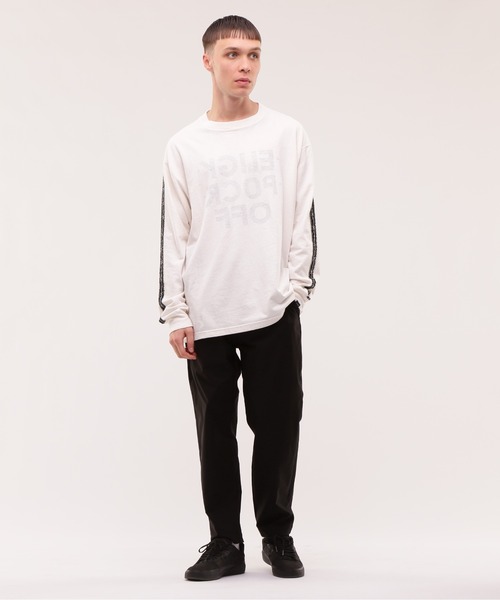 TENBOX（テンボックス）の「MANASTASH×TENBOX(マナスタッシュ×テンボックス) HEMP LS TEE ヘンプロンT（Tシャツ/カットソー・メンズ・ホワイト/ブラック・XL/M/L）」の14枚目の写真