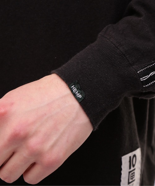 TENBOX（テンボックス）の「MANASTASH×TENBOX(マナスタッシュ×テンボックス) HEMP LS TEE ヘンプロンT（Tシャツ/カットソー・メンズ・ホワイト/ブラック・XL/M/L）」の20枚目の写真