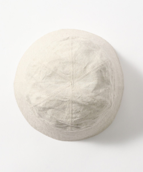 KIJIMA TAKAYUKI（キジマ　タカユキ）の「【KIJIMA TAKAYUKI / キジマ タカユキ】PAPER LINEN SAILOR HAT（ハット・メンズ・ブラック/ネイビー/アイボリー・FREE）」の7枚目の写真