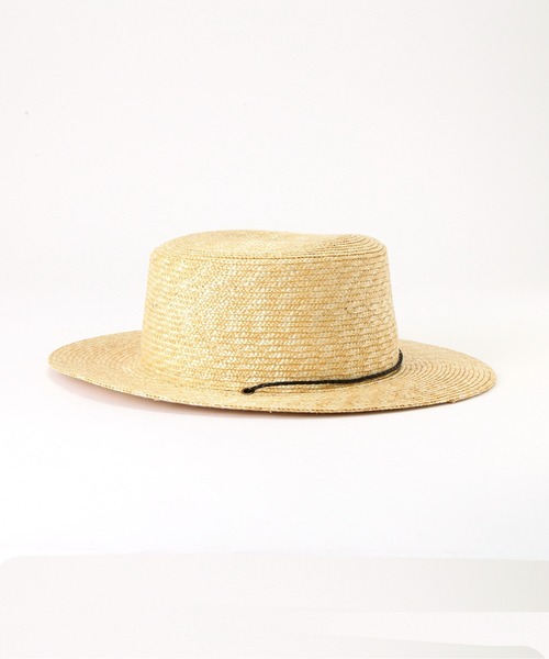 Toironier（トワロニエ）の「Toironier/トワロニエ/Long Brim Boater Hat（ハット・メンズ・ブラック/ベージュ・F）」の10枚目の写真