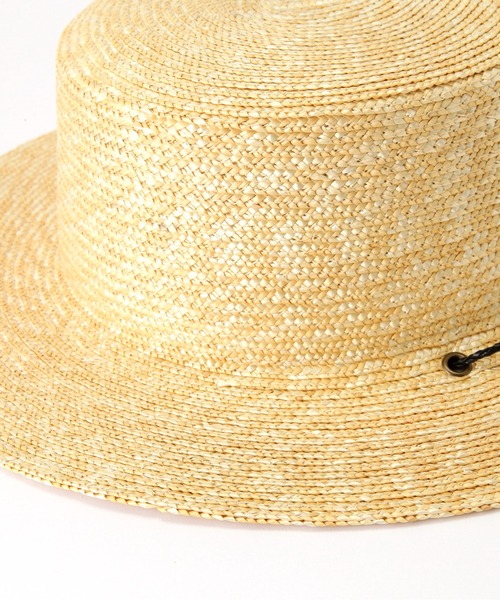 Toironier（トワロニエ）の「Toironier/トワロニエ/Long Brim Boater Hat（ハット・メンズ・ブラック/ベージュ・F）」の8枚目の写真