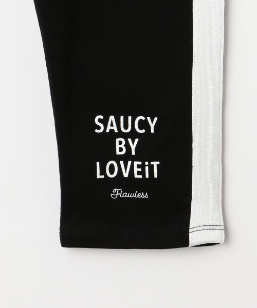 by LOVEiT（バイラビット）の「6分丈レギンス（レギンス/スパッツ・キッズ・マルチ/ブラック・140cm/120cm/130cm/160cm/150cm）」の4枚目の写真
