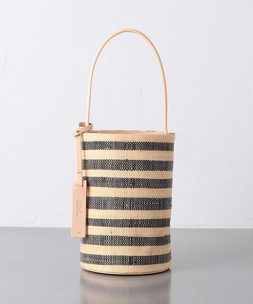 EleSac（エルサック）の「＜ELESAC＞PAPIRO バケットバッグ（ハンドバッグ・レディース・ブラック/イエロー・FREE）」の2枚目の写真