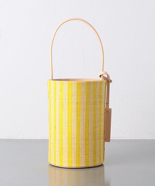 EleSac（エルサック）の「＜ELESAC＞PAPIRO バケットバッグ（ハンドバッグ・レディース・ブラック/イエロー・FREE）」の3枚目の写真