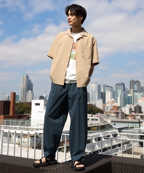 a.v.v(アーヴェヴェ)の「【イラストレーターコラボ】トラベルイラストTシャツ(TRAVELシリーズ)(Tシャツ/カットソー・メンズ・ホワイト/ライトブルー/ブラック・46/48)」の7枚目の写真