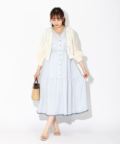 MISCH MASCH（ミッシュマッシュ）の「■2023春夏新作■シアージップパーカー/MM318124（その他アウター・レディース・ダークブラウン/ベージュ/キナリ/グリーン/ピンク系・M）」の15枚目の写真