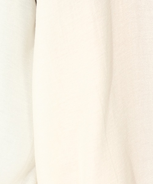 MISCH MASCH（ミッシュマッシュ）の「■2023春夏新作■シアージップパーカー/MM318124（その他アウター・レディース・ダークブラウン/ベージュ/キナリ/グリーン/ピンク系・M）」の16枚目の写真