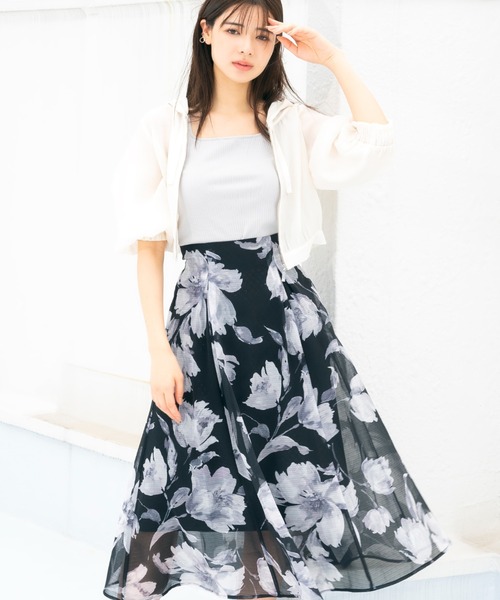 MISCH MASCH（ミッシュマッシュ）の「■2023春夏新作■シアージップパーカー/MM318124（その他アウター・レディース・ダークブラウン/ベージュ/キナリ/グリーン/ピンク系・M）」の19枚目の写真