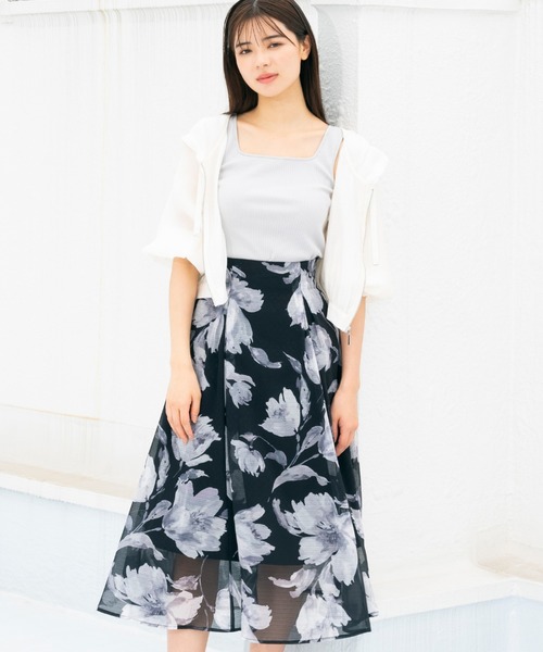 MISCH MASCH（ミッシュマッシュ）の「■2023春夏新作■シアージップパーカー/MM318124（その他アウター・レディース・ダークブラウン/ベージュ/キナリ/グリーン/ピンク系・M）」の17枚目の写真