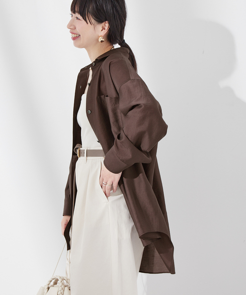 JOURNAL STANDARD L'ESSAGE シャイニータンブラーシャツ JOURNAL STANDARD - JOURNAL STANDARD L'ESSAGE シャイニータンブラー