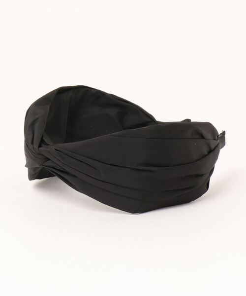 Three Four Time（ｽﾘｰﾌｫｰﾀｲﾑ）の「ナイロンクロスカチューシャ（カチューシャ・レディース・グレー/ブラック/ネイビー/ベージュ/グレイッシュベージュ・FREE）」の6枚目の写真