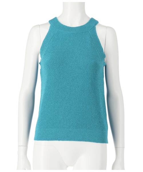 anap mimpi（アナップミンピ）の「サマーニットアメスリトップスタンクトップ（タンクトップ・レディース・ダークグレー/オレンジ/ブルー/ベージュ系その他・FREE）」の9枚目の写真