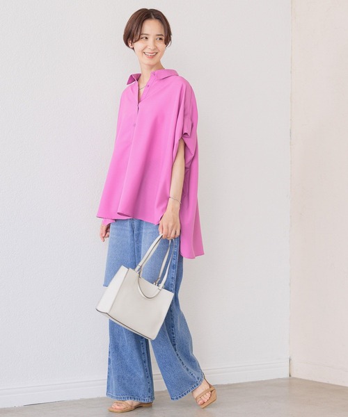 LEPSIM(レプシィム)の「フェイクレザー3WAYバッグ 960960(ショルダーバッグ・レディース・グレイッシュベージュ/ライトブラウン/ブラック/アイボリー・ONE SIZE)」の10枚目の写真