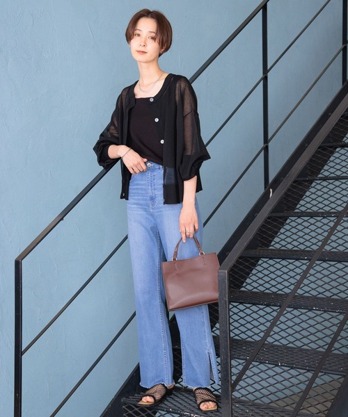 LEPSIM(レプシィム)の「フェイクレザー3WAYバッグ 960960(ショルダーバッグ・レディース・グレイッシュベージュ/ライトブラウン/ブラック/アイボリー・ONE SIZE)」の14枚目の写真