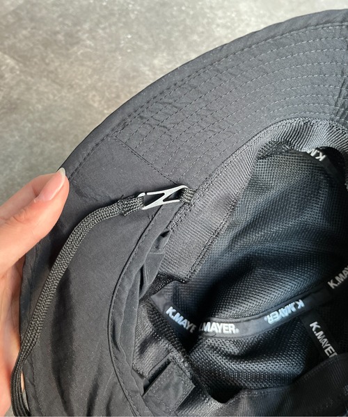 CPCM（シーピーシーエム）の「タレ付きアドベンチャーハット（ハット・レディース・ブラック/カーキ・FREE）」の12枚目の写真