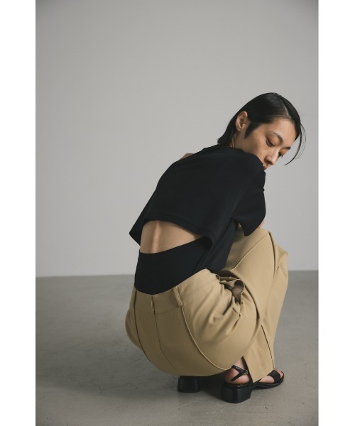 STYLEMIXER(スタイルミキサー)の「ハイストレッチローウエストタイトスカート(スカート・レディース・ダークグリーン/ベージュ/ブラック・SMALL/MEDIUM/X-SMALL)」の13枚目の写真