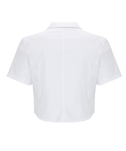 CLUTSTUDIO(クルロトスタジオ)の「A'GEM/9 × .kom『CLUTSTUDIO/クラットスタジオ』necktie chain half shirt/ネクタイ付き シャツ(シャツ/ブラウス・レディース・ホワイト・FREE)」の7枚目の写真