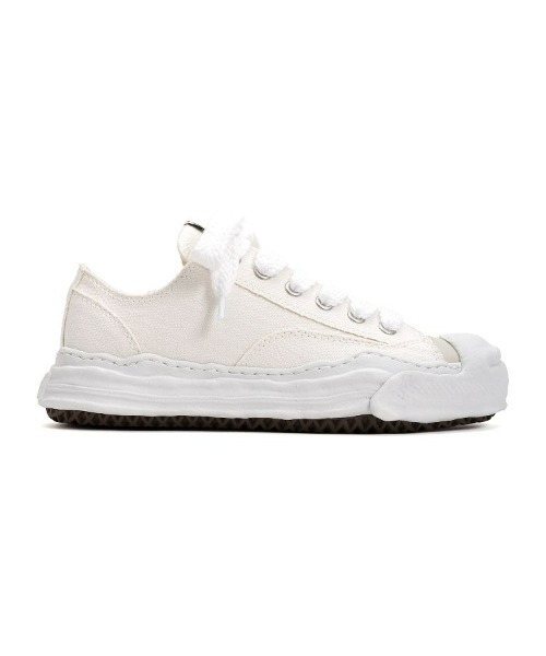 Maison MIHARA YASUHIRO（メゾンミハラヤスヒロ）の「【Maison MIHARA YASUHIRO/メゾンミハラヤスヒロ】- HANK low - original sole canvas Low-Top sneakers/ハンク/スニーカー（スニーカー・レディース・ホワイト/ブラック/パープル・36/37/38）」の6枚目の写真