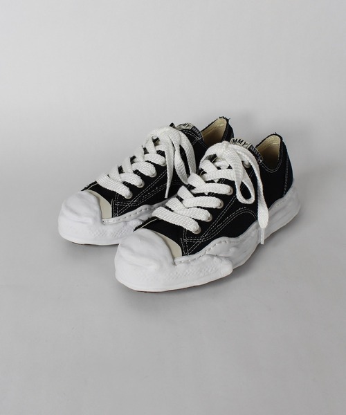 Maison MIHARA YASUHIRO（メゾンミハラヤスヒロ）の「【Maison MIHARA YASUHIRO/メゾンミハラヤスヒロ】- HANK low - original sole canvas Low-Top sneakers/ハンク/スニーカー（スニーカー・レディース・ホワイト/ブラック/パープル・36/37/38）」の7枚目の写真