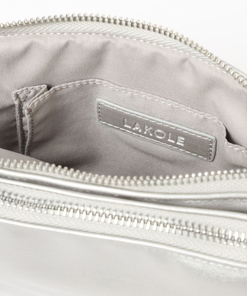 LAKOLE（ラコレ）の「パデットチェーンショルダー / 963002（ショルダーバッグ・レディース・ブラック/オフホワイト/シルバー/ボルドー/アイボリー/イエロー・FREE）」の20枚目の写真