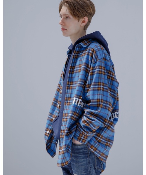 uniform experiment BAGGY SHIRT チェックシャツ uniform experiment（ユニフォームエクスペリメント）の「LINEN CHECK