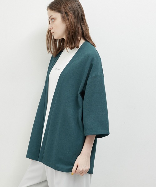 JUNRED(ジュンレッド)の「5分袖梨地アンサンブルカーディガン(カーディガン/ボレロ・メンズ・ブラック/グリーン/ベージュ系その他・LL/M/L)」の20枚目の写真