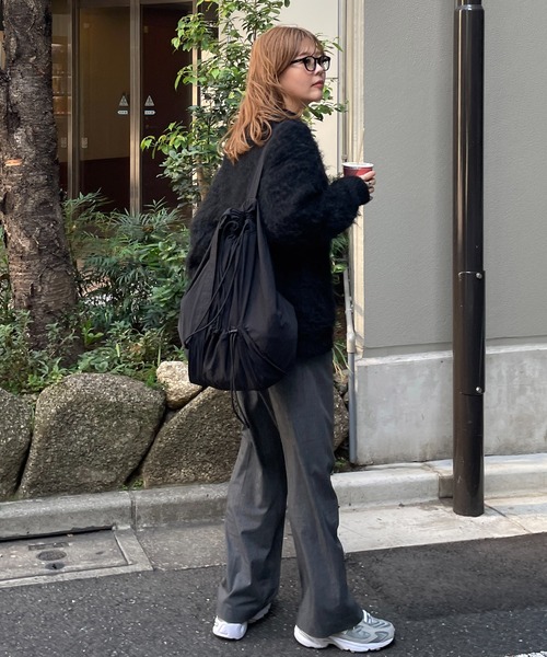 DISCOAT（ディスコート）の「【軽量・大容量/WEB限定】ワッシャードロストバックパック（バックパック/リュック・レディース・ブラック/カーキ/ベージュ・FREE）」の12枚目の写真