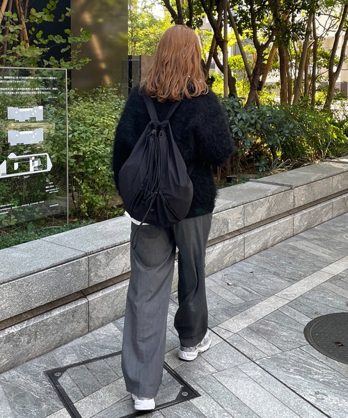 DISCOAT（ディスコート）の「【軽量・大容量/WEB限定】ワッシャードロストバックパック（バックパック/リュック・レディース・ブラック/カーキ/ベージュ・FREE）」の13枚目の写真