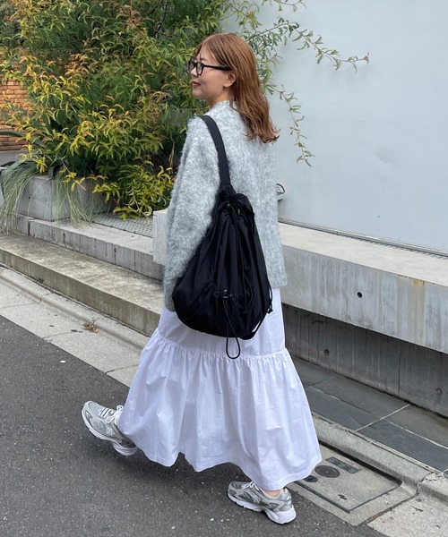 DISCOAT（ディスコート）の「【軽量・大容量/WEB限定】ワッシャードロストバックパック（バックパック/リュック・レディース・ブラック/カーキ/ベージュ・FREE）」の17枚目の写真