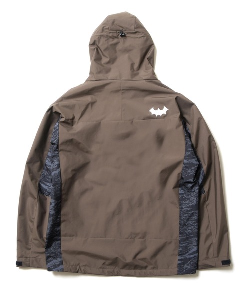 バックチャンネル　マウンテンパーカー　ブラックカモ BACK CHANNEL(バックチャンネル) Nylon 3Layer Mountain Parka
