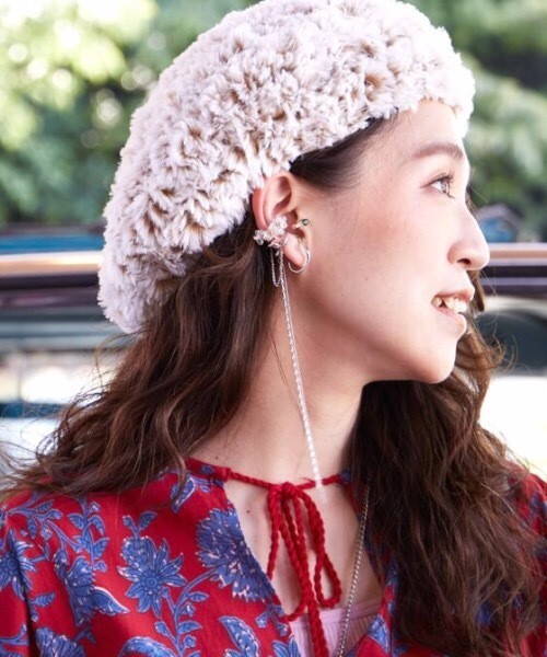 チャイハネ（チャイハネ）の「【チャイハネ】ロングチェーンイヤーカフ（イヤーカフ・レディース・ゴールド/シルバー・FREE）」の4枚目の写真