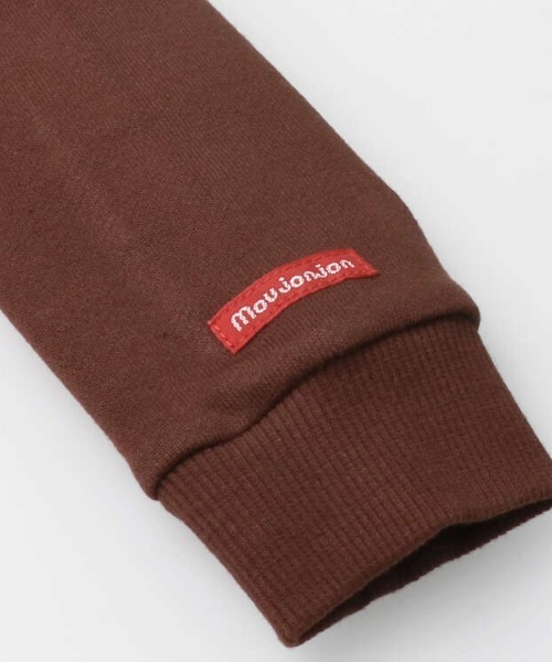 Moujonjon(ムージョンジョン)の「ビッグカラーチェック切替裏毛ワンピース(ワンピース・キッズ・グレー/ブラウン・100/110/90/120/130/140/80)」の7枚目の写真