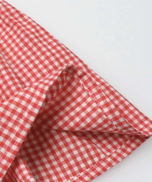 Moujonjon(ムージョンジョン)の「ビッグカラーチェック切替裏毛ワンピース(ワンピース・キッズ・グレー/ブラウン・100/110/90/120/130/140/80)」の15枚目の写真