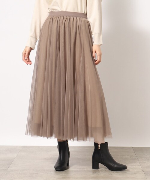 grove(グローブ)の「◆今っぽく着こなしたい大人の為のボリュームチュールスカート(スカート・レディース・モカ/チャコールグレー/ブラック・01/03/02/04/05)」の19枚目の写真