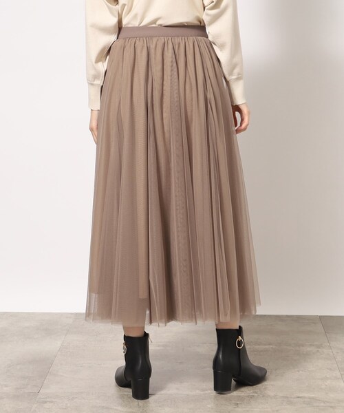 grove(グローブ)の「◆今っぽく着こなしたい大人の為のボリュームチュールスカート(スカート・レディース・モカ/チャコールグレー/ブラック・01/03/02/04/05)」の21枚目の写真