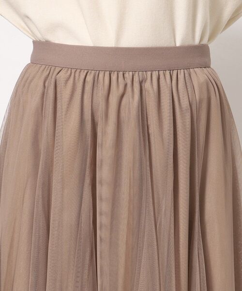 grove(グローブ)の「◆今っぽく着こなしたい大人の為のボリュームチュールスカート(スカート・レディース・モカ/チャコールグレー/ブラック・01/03/02/04/05)」の22枚目の写真