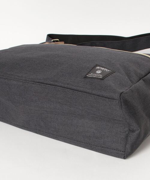 anello（アネロ）の「anello GRANDE / クラシック杢ポリＣＬＰ　１０ポケットショルダー / GTH2522Z（ショルダーバッグ・レディース・ベージュ/ブラック系その他/ブラック/グリーン/グレー/ピンク・ONESIZE）」の8枚目の写真