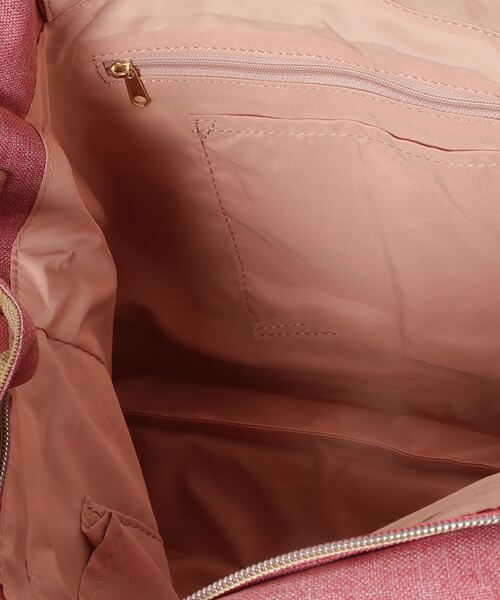 anello（アネロ）の「anello GRANDE / クラシック杢ポリＣＬＰ　１０ポケットショルダー / GTH2522Z（ショルダーバッグ・レディース・ベージュ/ブラック系その他/ブラック/グリーン/グレー/ピンク・ONESIZE）」の12枚目の写真