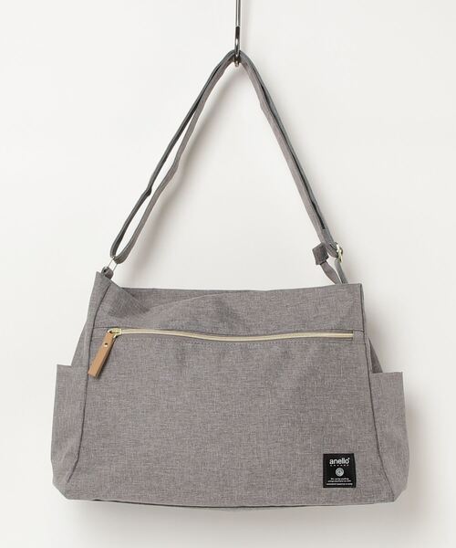 anello（アネロ）の「anello GRANDE / クラシック杢ポリＣＬＰ　１０ポケットショルダー / GTH2522Z（ショルダーバッグ・レディース・ベージュ/ブラック系その他/ブラック/グリーン/グレー/ピンク・ONESIZE）」の17枚目の写真