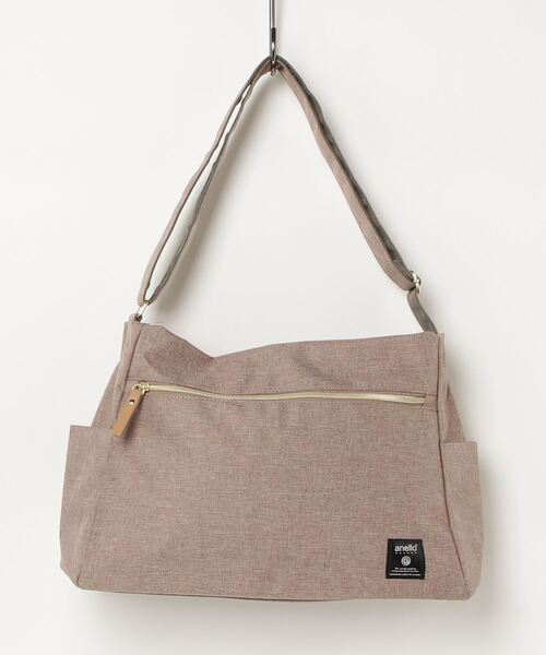 anello（アネロ）の「anello GRANDE / クラシック杢ポリＣＬＰ　１０ポケットショルダー / GTH2522Z（ショルダーバッグ・レディース・ベージュ/ブラック系その他/ブラック/グリーン/グレー/ピンク・ONESIZE）」の19枚目の写真