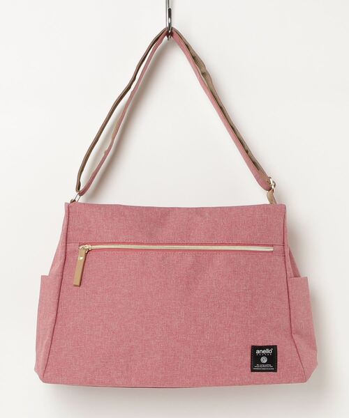 anello（アネロ）の「anello GRANDE / クラシック杢ポリＣＬＰ　１０ポケットショルダー / GTH2522Z（ショルダーバッグ・レディース・ベージュ/ブラック系その他/ブラック/グリーン/グレー/ピンク・ONESIZE）」の20枚目の写真
