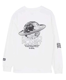 X-girl | DISCO PLANET L/S TEE(Tシャツ/カットソー)