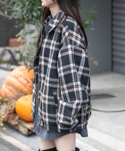 a-r】〔Red Cap Girl/レッドキャップガール〕シャギーチェック ピス