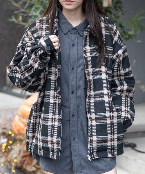 a-r】〔Red Cap Girl/レッドキャップガール〕シャギーチェック ピス